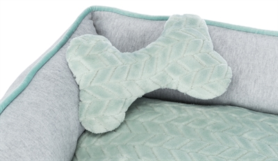 Trixie Junior Hondenmand Grijs/Mintgroen 50x40 cm — Comfortabele plek voor je pup