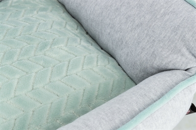 Trixie Junior Hondenmand Grijs/Mintgroen 50x40 cm — Comfortabele plek voor je pup