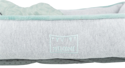Trixie Junior Hondenmand Grijs/Mintgroen 50x40 cm — Comfortabele plek voor je pup
