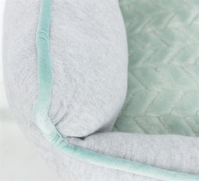 Trixie Junior Hondenmand Grijs/Mintgroen 50x40 cm — Comfortabele plek voor je pup