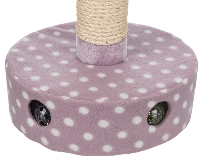 Trixie Junior Krabpaal Fleece Lila 26x26x47 cm voor kittens