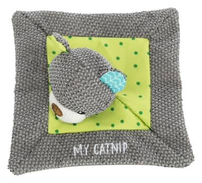 Trixie Junior Knuffeldoek Beer met Catnip 13x13 cm