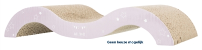 Trixie Junior Krabplank Golf Lila/Mintgroen 38x18x6 cm met catnip