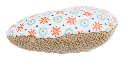 Trixie Speelhart Stof/Jute 8 cm 4 stuks