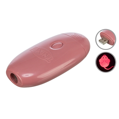 Trixie Laserspeelgoed Catch The Light Muis 8,5 cm USB Oplaadbaar 4 ST