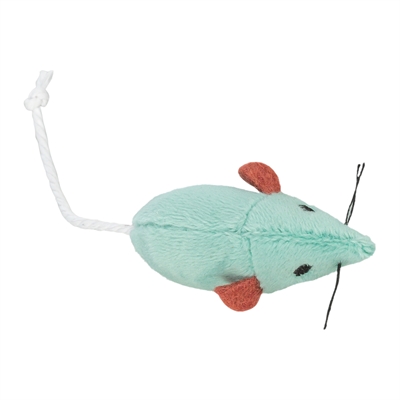 Trixie Pluche Muizen Assorti 5 cm - Kattenspeelgoed met kattenkruid