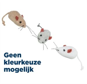 Trixie Pluche Muizen 5 CM 24 ST voor katten