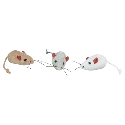 Trixie Pluche Muizen 5 CM 24 ST voor katten