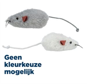 Trixie Pluche Muizen 9 CM Assorti 48 ST
