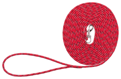 Trixie Hondenriem Junior Sleeplijn Rood 4 mm x 4 mtr