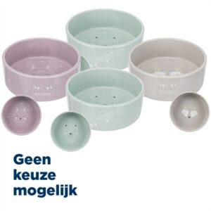 Trixie Junior Voerbak Keramiek Assorti 16 CM 800 ML 4ST