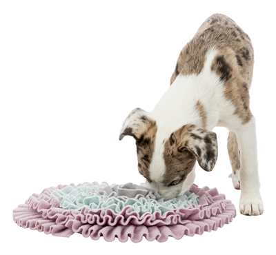 Trixie Junior Snuffelmat 38x38 cm Roze/Mintgroen/Grijs