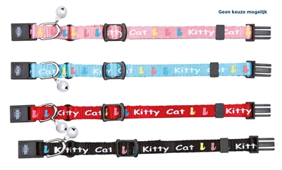 Trixie Halsband Kat Junior Assorti met Belletje 20-30 cm