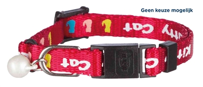 Trixie Halsband Kat Junior Assorti met Belletje 20-30 cm