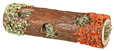 Trixie Tunnelbuis met Hooi en Groenten 20x6,5 cm 25 gr