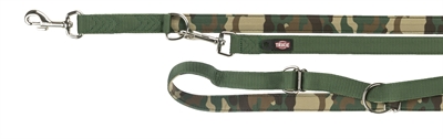 Trixie Hondenriem Neopreen Camouflage Groen 100x2,5 cm