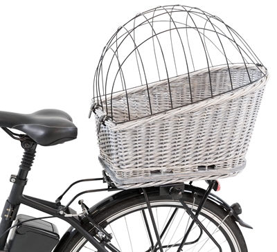 Trixie Fietsmand Bagagedrager Grijs 55x35x49 cm met Rooster