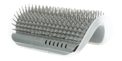 Trixie Massageborstel Muur Hoek Grijs 8x13 cm voor katten