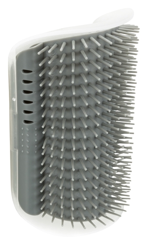 Trixie Massageborstel Muur Hoek Grijs 8x13 cm voor katten