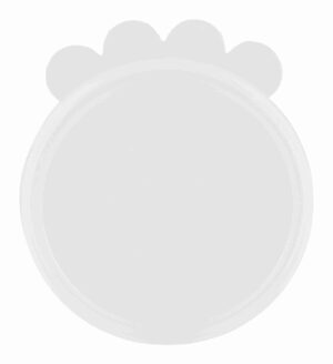 Trixie Deksel Voor Blik Silicone Transparant 10,6 CM 4 ST