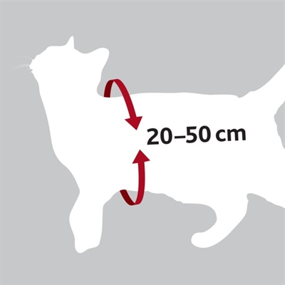 Trixie Kattentuig Auto Rood 20-50x1,5 CM