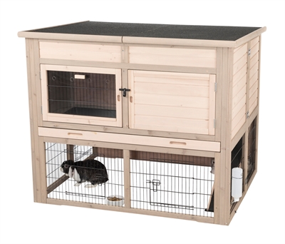 Trixie Natura Konijnenhok XL Met Isolatie Grijs 120x94x98 CM