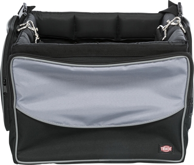 Trixie Fietsmand Voor Aan Stuur Nylon Zwart/Grijs 41x26x26 cm