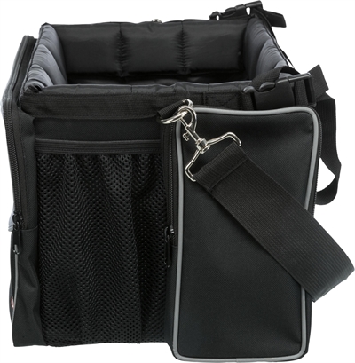 Trixie Fietsmand Voor Aan Stuur Nylon Zwart/Grijs 41x26x26 cm
