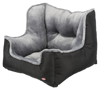 Trixie Autostoel Zwart/Grijs 50x50x40 cm met gordels