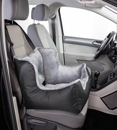 Trixie Autostoel Zwart/Grijs 50x50x40 cm met gordels