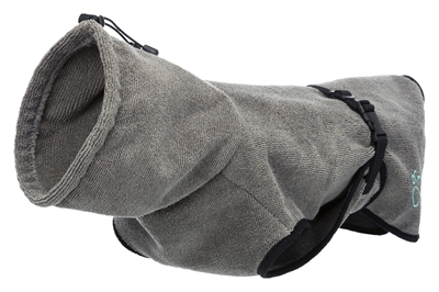 Trixie Badjas Hond Badstof Grijs 40 cm