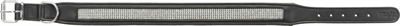 Trixie Halsband Hond Leer Zwart 57-66cm met Strass