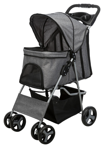 Trixie Hondenbuggy Grijs 47x80x100 cm Tot 15 KG