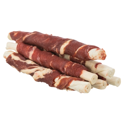 Trixie Denta Fun Marbled Beef Kauwrollen 12 cm 6 st 70 gr