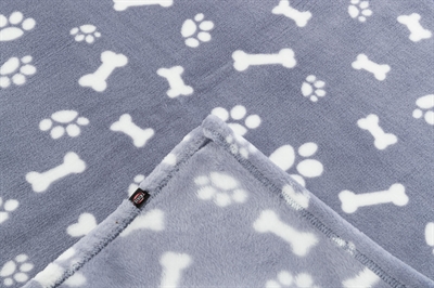 Trixie Hondendeken Kenny Fleece Blauw 100x75 cm — Comfortabele ligplek voor jouw hond