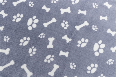 Trixie Hondendeken Kenny Fleece Blauw 150x100 cm — Comfortabele ligplek voor je hond