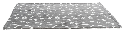 Trixie Hondendeken Kenny Fleece Grijs 100x75 cm — Comfortabele plek voor je hond