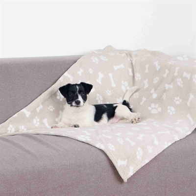 Trixie Hondendeken Kenny Fleece Beige 75x50 cm — Zachte plek voor je hond
