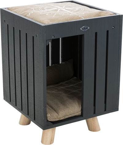 Trixie Be Nordic Kattenhuis Alva Antraciet/Zand 36x36x51 cm