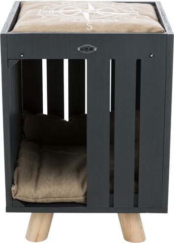 Trixie Be Nordic Kattenhuis Alva Antraciet/Zand 36x36x51 cm