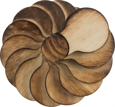 Trixie Speeltoren voor Hamsters/Muizen Gevlamd Hout 10x9x12 cm