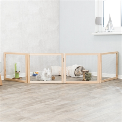 Trixie Indoor Ren 4 Panelen Hout 60-240x50 cm voor konijnen