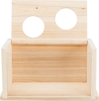 Trixie Zandbad voor Muizen/Hamsters Hout 20x12x12 cm
