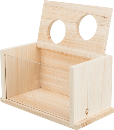 Trixie Zandbad voor Muizen/Hamsters Hout 20x12x12 cm