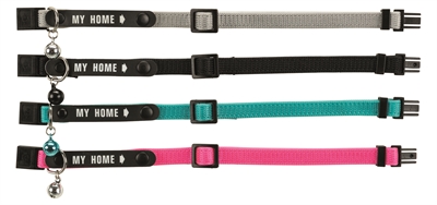 Trixie Kattenhalsband My Home met Adresflap Assorti