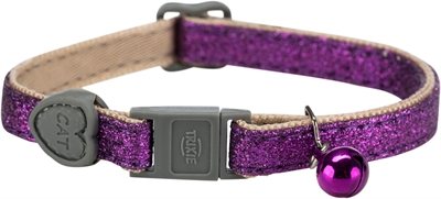 Trixie Kattenhalsband Glitter Assorti met Kunststof Sluiting 4 ST