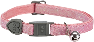 Trixie Kattenhalsband Glitter Assorti met Kunststof Sluiting 4 ST