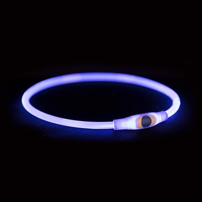 Trixie Lichtgevende Halsband Blauw 40x0,8 cm Oplaadbaar