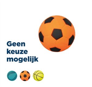 Trixie Drijvende Speelbal Schuimrubber 4,5 cm Assorti