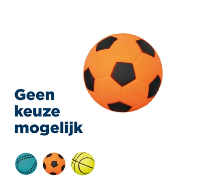 Trixie Bal Drijvend Schuimrubber Assorti 4,5x4,5x4,5 CM